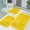 AYellow, variant on Tyidzon Bathroom Rugs Solid Color Bath Mats 3 Set Bath Mats for bathroom Toilet Mats Universal Soft Comfortable Water Absorption Non-Slip Thick Machine Washable Easier to Dry