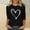 Black, variant on Goodtrade8 Plus Size Tops for Women Valentine 3/4 Sleeve Pullover Crew Neck Spring Cute Womens Shirts Graphic