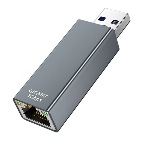 USB 3.0 to Gigabit Ethernet Adapter USB to RJ45 Ethernet Adapter Applicable to Laptops and Desktop Computers