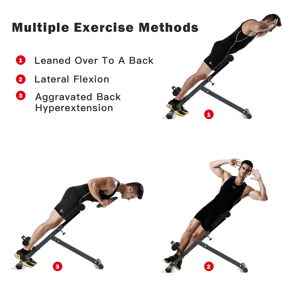 Anti Lateral Flexion Core Exercises Goplus Adjustable AB Back