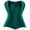 Green, variant on Women's Strapless Velvet Corset Bustier Side Zip Closure Fishbone Waist Cincher for Vintage Formal Party Halloween Costume Green S