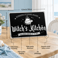 Witch's Kitchen Sign Metal Tin Signs Vintwitches Decor Party Retro ...