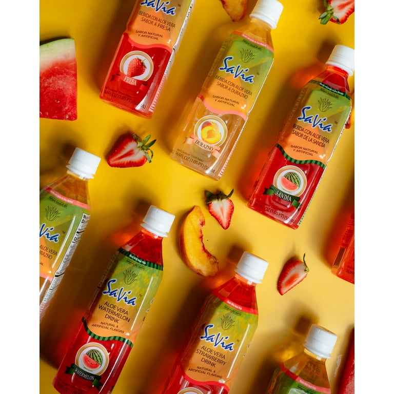 Savia Mango Aloe Vera Drink 12/16.9oz - Walmart.com