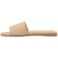 thumbnail image 3 of Journee Womens Kolinna Slip On Slide Flat Sandals, Widths Available, 3 of 10