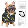 thumbnail image 3 of Xecao Ballerina Frogs Pattern Sweatshirts Winter Pet Dog Hoodie Puppy Coat Dog Sweaters Dog Clothes with Hat Dog Clothes Costume Outfit,Small Pets Wear-X-Large, 3 of 7