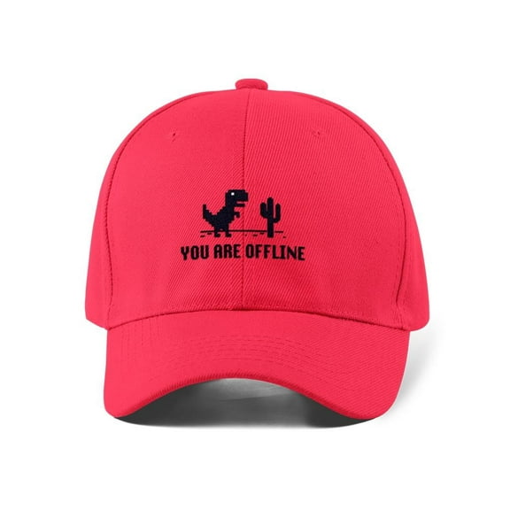 Pixelart Dinosaur Offline Error Hat  -Image by Shutterstock,  Small