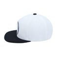 thumbnail image 3 of WITHMOONS Illuminati Patch Snapback Hat Flat Brim Baseball Cap AL21307 (White), 3 of 5