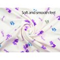thumbnail image 3 of Chemin de Moda Women's Short Sleeve Button Front Love Print Floor-Length Long Nightgown, 3 of 4