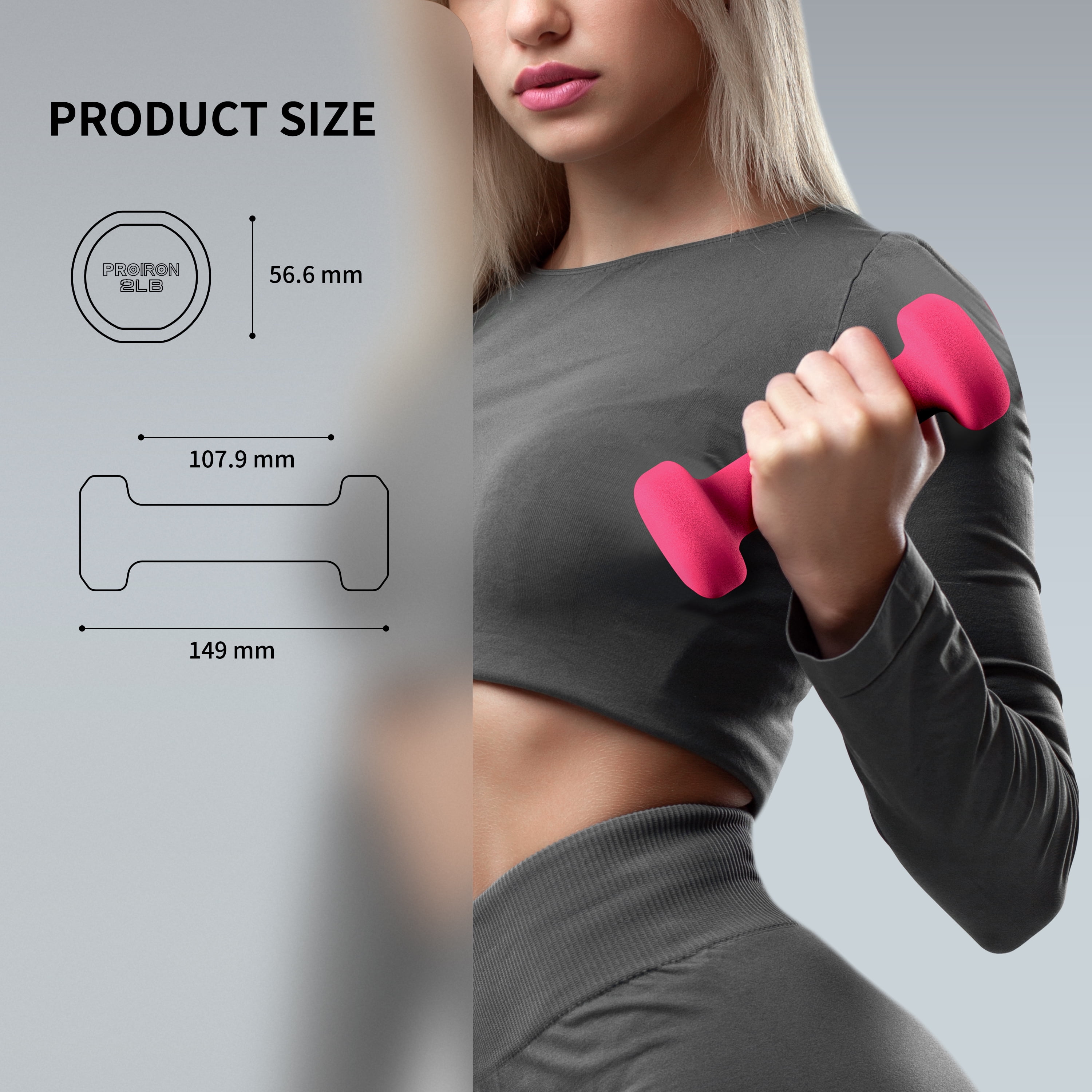 Neoprene Dumbbell - 2LB