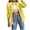 Yellow, variant on Lovskoo 2024 Women's Ripped Distressed Casual Long Sleeve Oversized Denim Jacket Boyfriend Button Down Denim Jacket with Pockets Blue