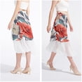 thumbnail image 4 of Shivering Chic Chiffon Summer Dress: Beach Skirt with Polyester Straps, 4 of 6