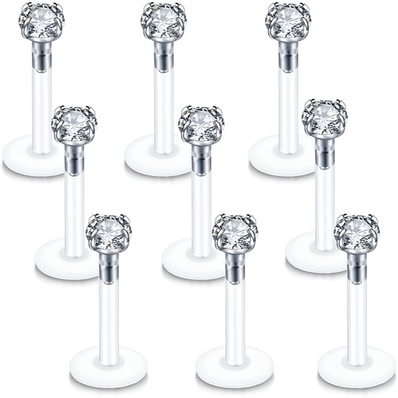 DESIGNICE 16G Labret Monroe Lip Rings Helix Tragus Earring Studs Piercing Jewelry Lip Piercing Jewelry