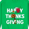 thumbnail image 3 of Peanuts - Happy Thanksgiving Icons - Men's Crew Neck Fleece Pullover, 3 of 7