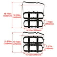 thumbnail image 2 of KOJEM Gas Can Holder for 5 Gallon Steel Jerry , Can Fuel Tank Petrol Diesel Storage Can Holder,  Black Electrophoresis - Securely Transport Your Fuel with Ease, 2 of 11