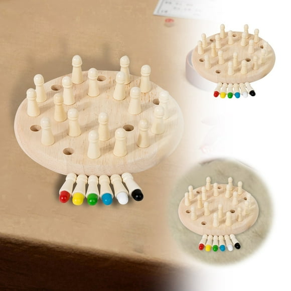 Binwennn Color Memory Concentration Training Puzzle Thinking Training Toys Children's Memory Parent Child Tabletop Game Christmas Board Games for Toddlers Animal Matching Game for Toddlers 2-4 Years