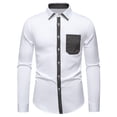 thumbnail image 2 of Seeotter Men's Casual Dress Shirt Long Sleeve Regular Fit Business Button up Shirt, 2 of 7