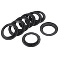 thumbnail image 3 of Uxcell E26/E27 Light Socket Rings Lamp Shade Holder Adapter Ring Black 8 Pack, 3 of 5