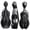 Black w/ Bag, variant on MI&VI CP-7006 Pure Poly Carbon Fiber Cello Case 4/4 Hard Shell 11lb (Full Size) with Wheels | Carry Straps | Rigid Protection | Tough Shell (White)