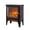 Black, variant on Innoflame 17" Electric Fireplace, Freestanding Fireplace Heater with Realistic Flame, Overheat Protection, 700W/1400W,Blue
