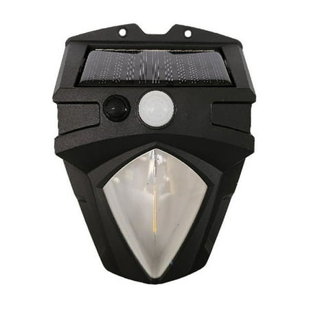 

HANUUAZ Garden Tools Solar Warm Light Outdoor Induction Wall Light Motion Sensor LED Solar Fence Lights Outdoor IP65 Water Proofing Solar Wall Lamps for Backyard Garden Garage Fence Patio (C)