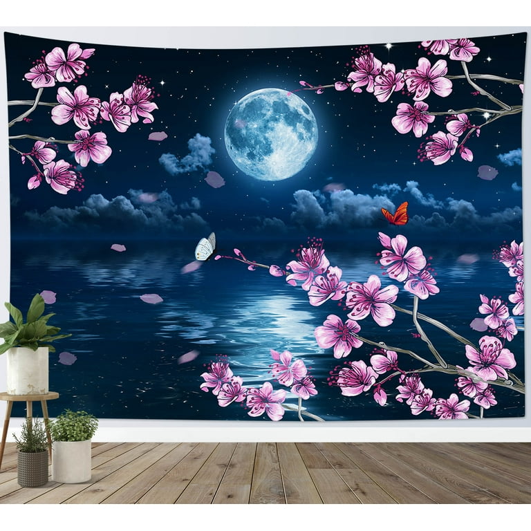 Beautiful Tapestry Wall Hanging Cloth Fabric By The Sea - arts