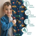 thumbnail image 3 of Blackout Kids Curtains,Cartoon Construction Vehicles Traffic Signs Childrens Insulated Curtains Set Of 2,Bedroom Essentials,Toddler Room Decor 52"x63", 3 of 5