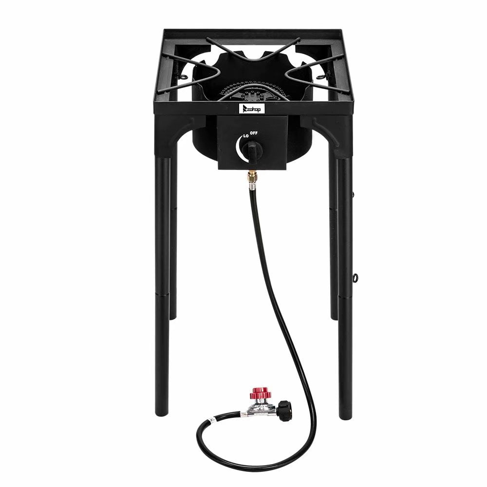 Akoyovwerve Portable Propane Camping Stove Single Burner 75000BTU