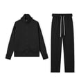 thumbnail image 5 of Admvng Men's 2 Piece Outfits Jacket and Elastic Waist Sweatpants Outfit Sport Casual Matching Suit Daily Workout Outdoor Tracksuit Set, 5 of 8