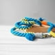 thumbnail image 5 of Correa para perros Yinane 5 pies suave entrenamiento Tricolor azul, 5 of 6