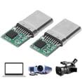thumbnail image 3 of Placa de Ruptura USB C Adaptador Macho PD Tipo C de Corriente Nominal 3A de Carga Rápida para Tableta Portátil con 20V 8 Pines Material Duradero para Teléfonos Tabletas ANGGREK  Otros, 3 of 8