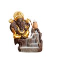 thumbnail image 1 of Quemador de Incienso de Arena púrpura, Quemador de Incienso de reflujo de Humo de cerámica Artesanal de Monje, decoración, Quemador de Incienso de Arena púrpura(Oro), 1 of 2