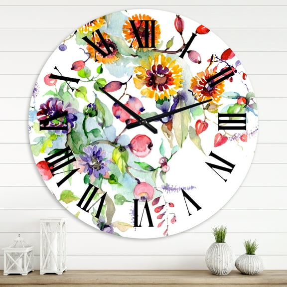 Designart 1 in Quartz Modern/Contemporary Wall Clock