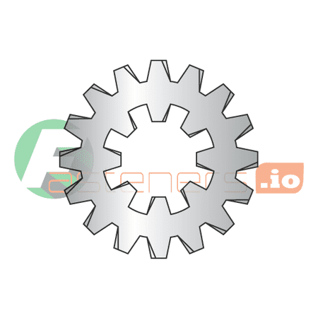 

#10 Internal / External Tooth Lock Washers / 18-8 Stainless Steel / Outer Diameter: .580 - .610 / Thickness Range : .028 - .034 (Quantity: 5 000 pcs)