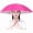 Red, variant on Umbrella Hat for Adults - Folding Hands-Free Sun & Rain Protection, UPF 50+ UV Blocking, Purple