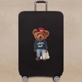 thumbnail image 4 of New Suitcase Cover Protective Suitcase Trolley Case Travel Dust Cover 18- 28inch Bear Pattern Series Elastic Luggage Protective 8bear003 L, 4 of 6
