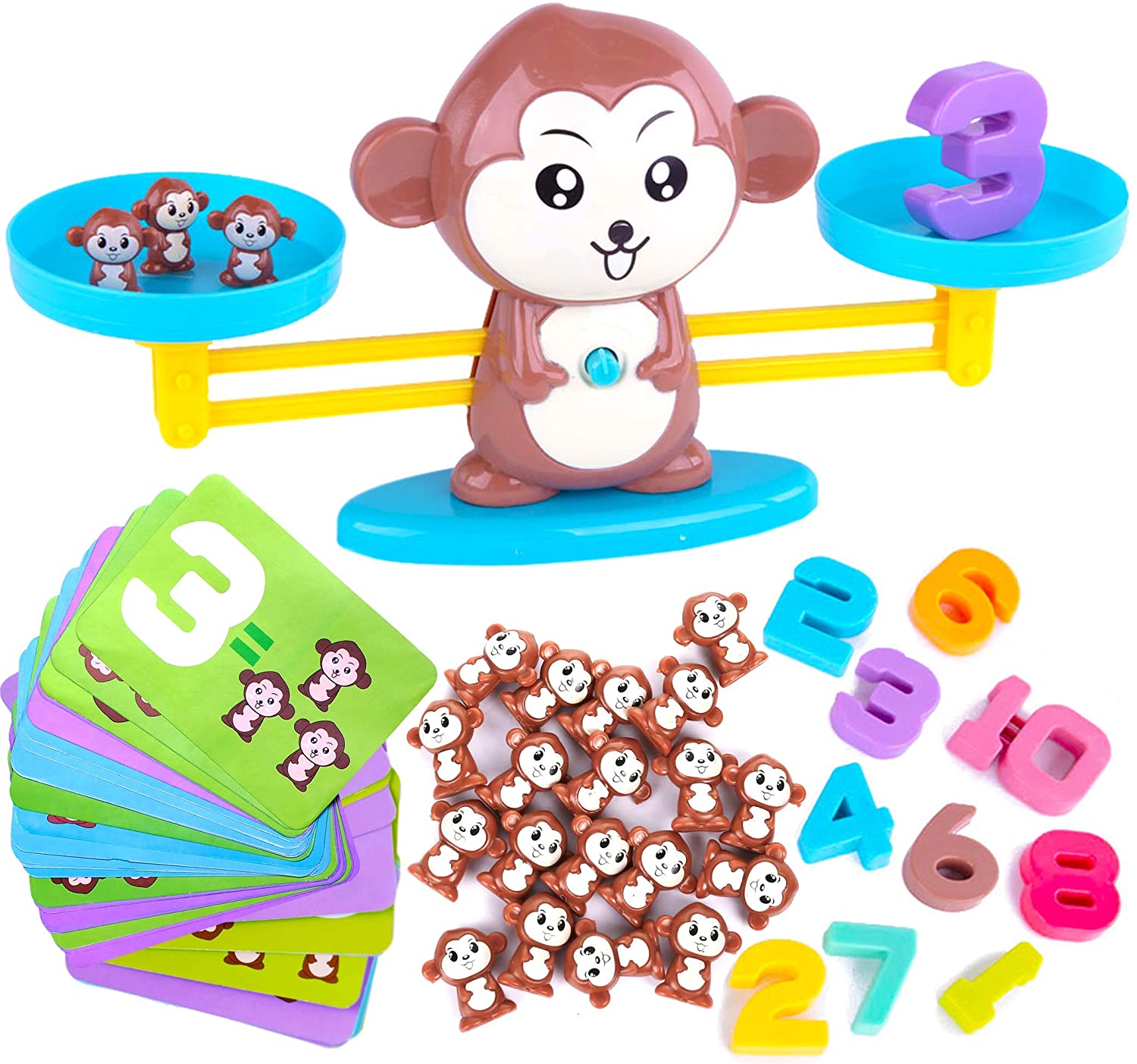 More Counting Numbers And Monkey Balance Cool Math Game Preschool 