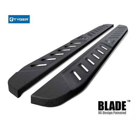 Tyger Auto TG-BL2C7018 Blade Running Boards Compatible with 2015-2022 Chevy/GMC Colorado/Canyon Crew Cab (78  long & 6.6  wide) | Textured Black | Side Step | Nerf Bars