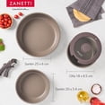 thumbnail image 3 of Batería de Sartenes Juego de 17 Piezas 2 sartenes 1 olla con recubrimiento antiadherente de granito gris con tapa 1 mango extraíble y 11 utensilios Co, 3 of 8