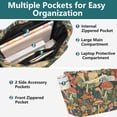 thumbnail image 3 of FORMRS Tote Bag for Women Quilted Large Capacity Travel Work Carry On Shoulder Handbag, Floral Mushroom, 3 of 7