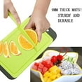 thumbnail image 2 of PEACNNG Mini Kitchen Cutting Board Mats, Dishwasher Safe, Juice Grooves, Thicker Boards, Easy Grip Handle, Non Porous, 2 pack, 2 of 5