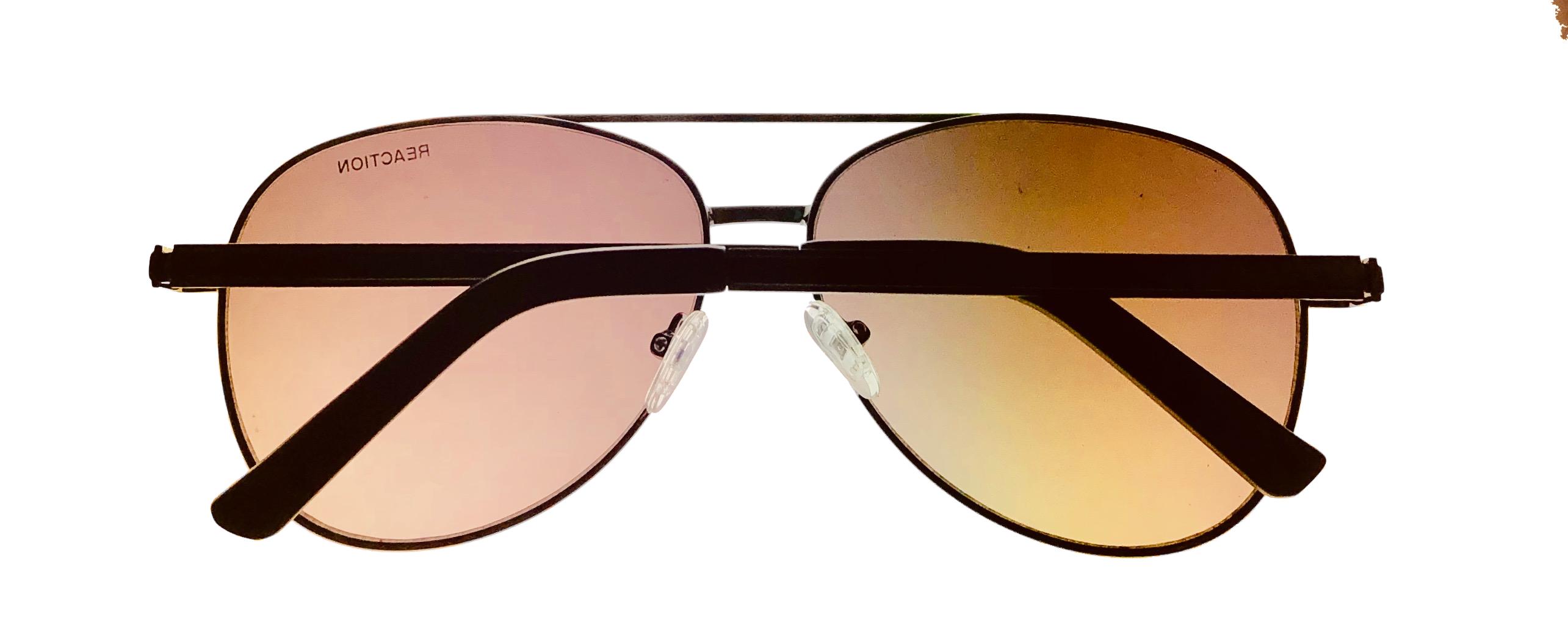 Kenneth Cole Reaction Mens Sunglass Gunmetal Aviator, Gradient Lens KC1356. 8F