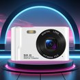 thumbnail image 4 of Compact Camera Qwtwty CCD 1080P HD Macro Digital Camera 2.8‘’ IPS Screen 16X Auto Focus Recording Selfie Beauty Filter Student Camera Christmas Gift, 4 of 7
