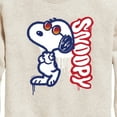 thumbnail image 3 of Peanuts - Graffiti Snoopy - Toddler And Youth Crewneck Fleece Sweatshirt, 3 of 6
