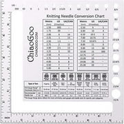 ChiaoGoo Swatch & Needle Gauge 5.5"-