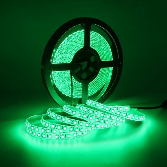 SUPERNIGHT 16.4 Ft SMD 2835 LED Strip Light Waterproof  LED Rope Lighting , 5 Meter 120 Leds/M LED Flexible Lights --Green