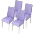 thumbnail image 1 of CANDeal 4PCS Dining Room Chair Covers Slipcovers Set, Spandex Fabric Fit Stretch Removable Washable Short Kitchen Chair Covers Protector for Dining Room, Hotel, 1 of 4
