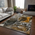 thumbnail image 6 of Addison Rugs Mayfield Washable Contemporary Watercolors Brown Rectangle Rug, 9' x 12', 6 of 6