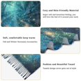 thumbnail image 5 of FORMRS Womens Scarf Winter Soft Long Big Warm Shawls Wrap Tassel Scarves, Magical Forest Glowing Lights, 5 of 9