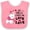 Pink and White, variant on Inktastic My Uncle Loves Me Lots and Lots Cute Elephant Boys or Girls Baby Bib
