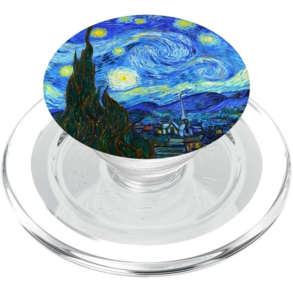 Arte nocturno estrellado de Vincent Van Gogh de PopGrip para MagSafe